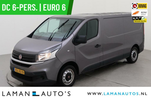 Fiat Talento 1.6 EcoJet 125 pk L2H1 2900 DC 6-pers. Pro Edition | Dubbele Cabine Euro 6 Lengte 2 Airco Navi Cruise Trekhaak Metallic | Voorsc