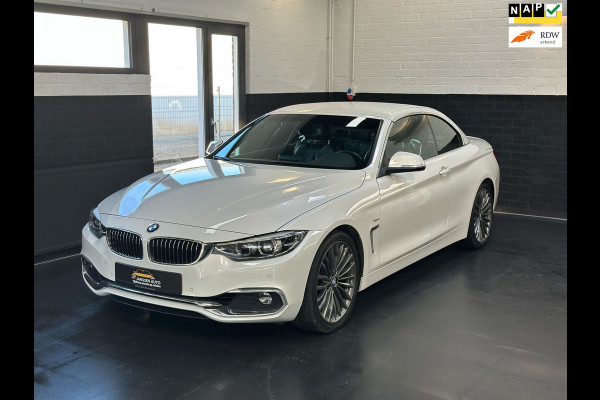 BMW 4 Serie Cabrio 420i High Executive Luxury Line, parelmoer, Memory, Airscarf, Stoelverwarming, Led