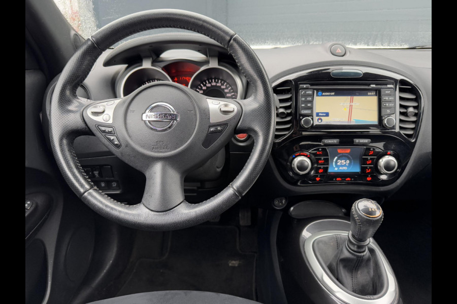 Nissan Juke 1.2 DIG-T S/S N-Connecta 1e Eigenaar,Navi,Clima,Cruise,Camera,Trekhaak,Dealer Onderhouden,N.A.P,116pk,6 Bak,APK tot 07-2025