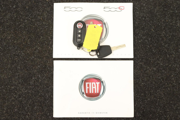 Fiat 500 0.9 TwinAir Turbo Lounge (NL-auto,1e Eig, Zeer Goed OnderH, Panorama, Navi, Airco, Cruise Con, Etc)