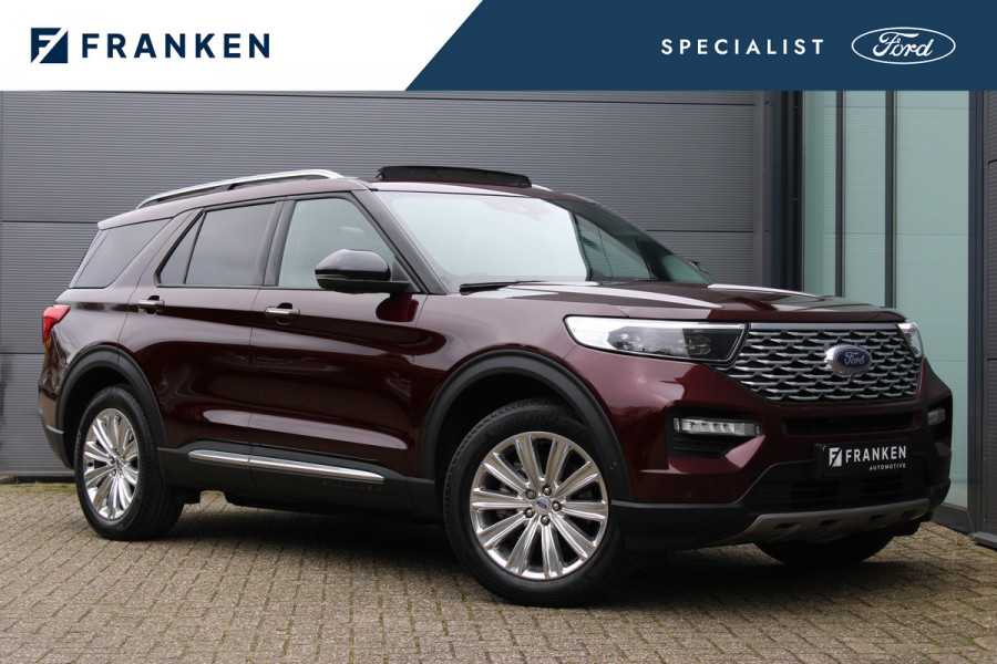 Ford Explorer 3.0 V6 EcoBoost PHEV Platinum | Trekhaak | Full Options | Massage | B&O