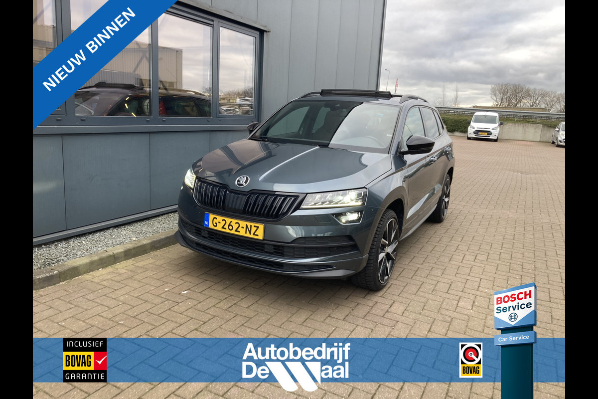 Škoda Karoq 1.5 TSi 150pk DSG Sportline Business SCHUIFDAK/CANTON/DODEHOEK/ADAPT.DEMPING/TREKH.WEGKLAPBAAR