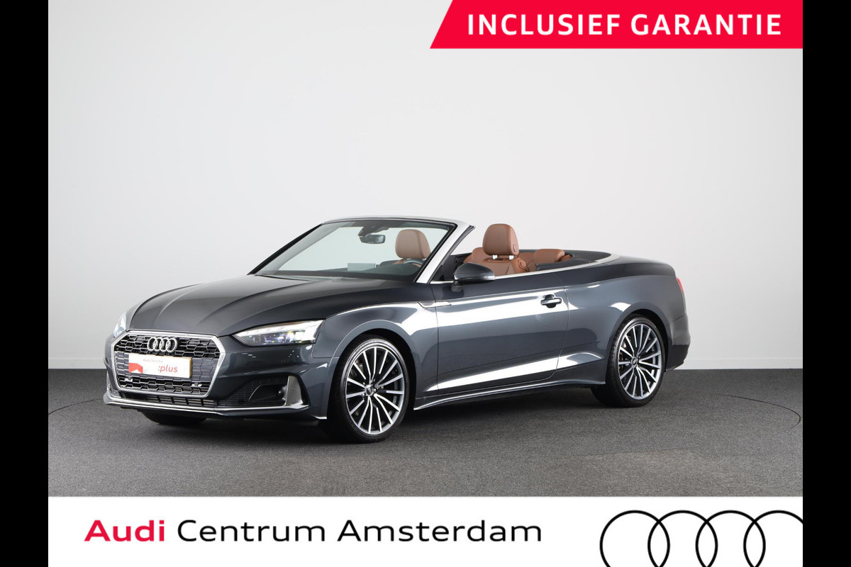 Audi A5 Cabriolet 35 TFSI Advanced Edition 150 pk S-tronic | Verlengde garantie | Navigatie | Parkeersensoren | Achteruitrijcamera | Stoelverwarming | Nekverwarming | Windscherm |