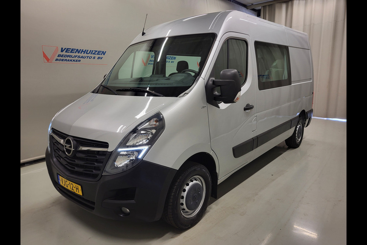 Opel Movano 2.3Turbo 150pk L2/H2 Dubbele Cabine Euro 6!