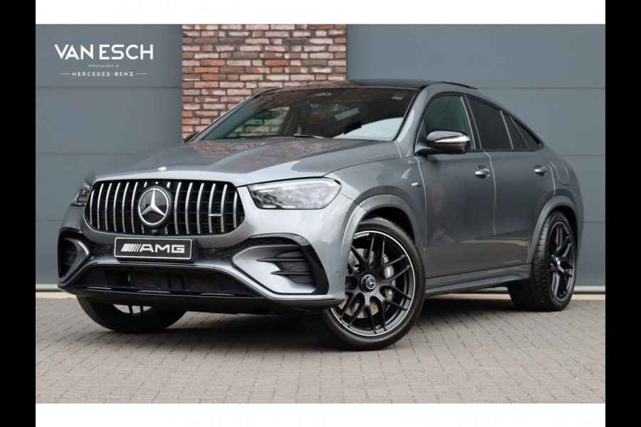 Mercedes-Benz GLE Coupé AMG 53 Hybrid 4MATIC+ Premium Aut9 | Facelift | Luchtvering | Distronic Pro | Memory | Trekhaak | Stoelventilatie | HUD | Verwarmd Stuurwiel | Burmester | Soft-Close | Nappa Leder |