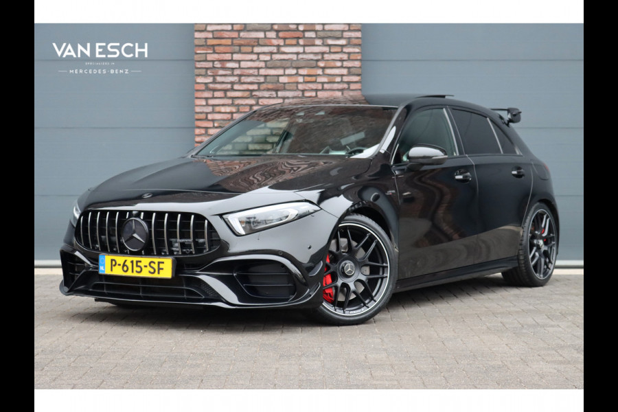 Mercedes-Benz A-Klasse AMG 45 S 4MATIC+ Premium+ Aut8 | Aerodynamicapakket | Distornic Pro | Performance Stoelen | Contourstoelen | Schakelbare Uitlaat | Stuurwieltoetsen | Memory | Burmester |