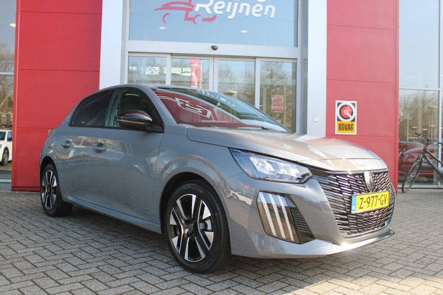 Peugeot 208 1.2 100PK ALLURE | ACHTERUITRIJ CAMERA | NAVIGATIE | DRAADLOZE APPLE CARPLAY/ANDROID AUTO | CLIMATE CONTROL | DAB+ RADIO | LICHTMETALEN VELGEN | CRUISE CONTROL | LED KOPLAMPEN | VERKEERSBORDEN HERKENNING | PARKEERSENSOREN VOOR EN ACHTER |