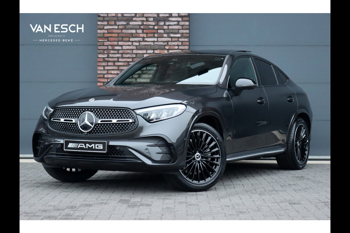 Mercedes-Benz GLC Coupé 300 4MATIC AMG Line Aut9 | Panoramadak | Distronic Pro | Trekhaak | Verwarmd Stuurwiel | Surround Camera | Memory | Nightpakket | Sfeerverlichting |