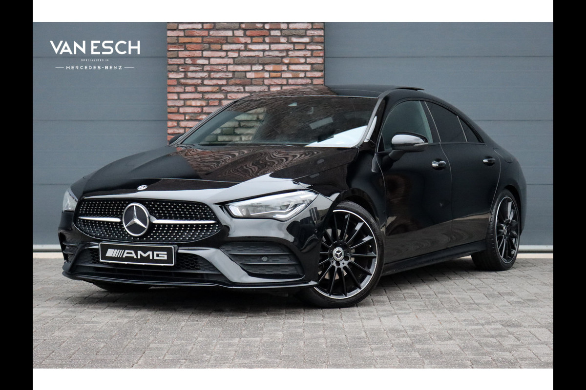 Mercedes-Benz CLA-Klasse 180 AMG Line Aut7 | Panoramadak | Memory | Sfeerverlichting | Camera | Advanced Sound System | Keyless Go | Zitcomfortpakket | Cruise Control | Multibeam LED |