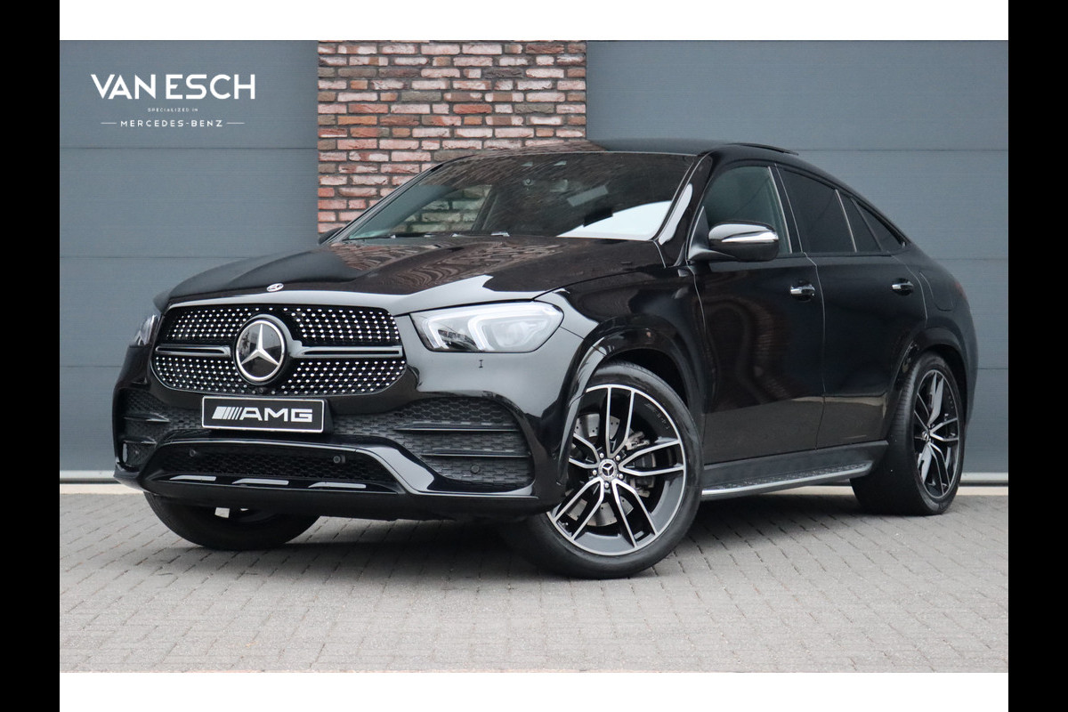 Mercedes-Benz GLE Coupé 350 e 4MATIC AMG Line Aut9 | Luchtvering | Distronic+ | Panoramadak | Trekhaak | Burmester | Stoelventilatie | HUD | Keyless Go | Surround Camera |