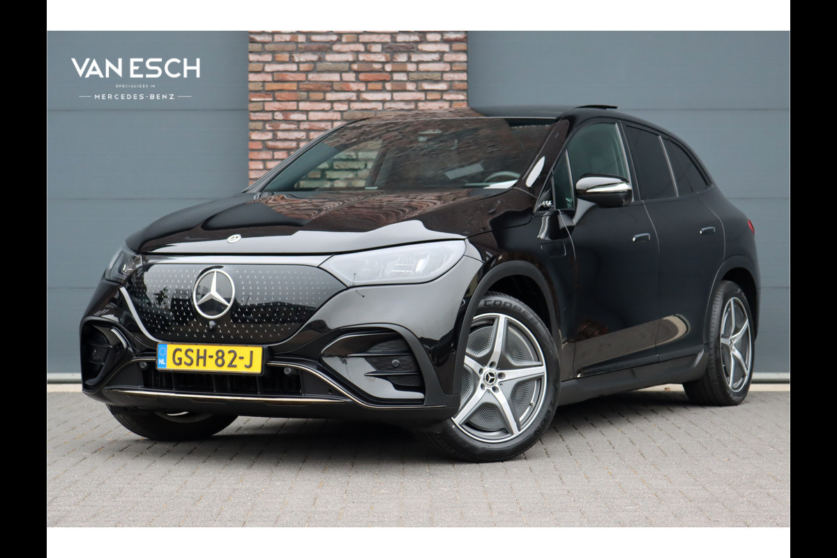 Mercedes-Benz EQE SUV 300 Sport Edition 91kWh | Luchtvering | Distronic Pro | Burmester | Trekhaak | Panoramadak | Memory | Verwarmd Stuurwiel | 22kWh | Surround Camera |