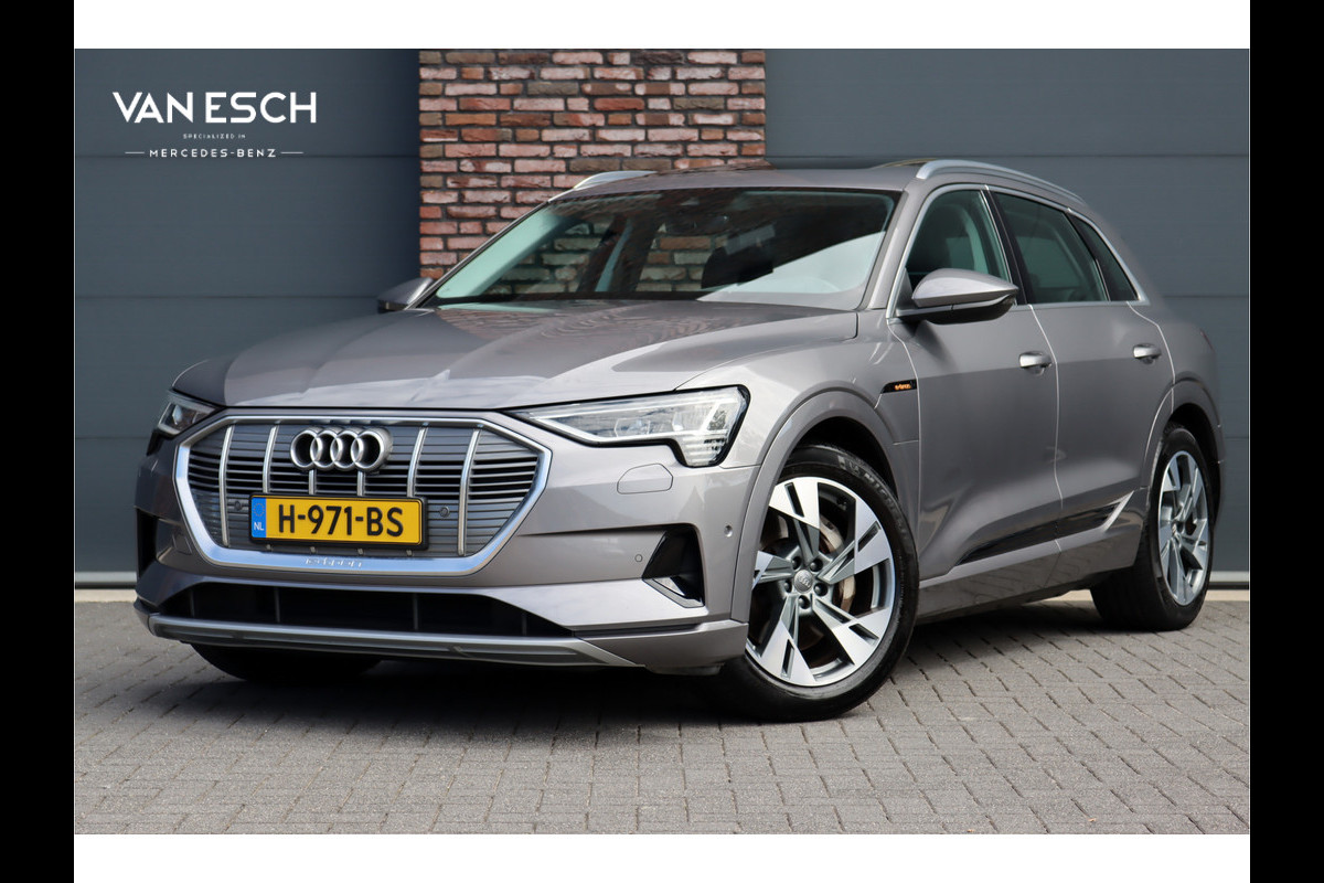 Audi e-tron e-tron 50 Quattro Launch edition plus 71 kWh | 24.500,- netto ex | Luchtvering | Panoramadak | Leder | Memory | Adaptieve Cruise Control | Standkachel | MMI Navigation Plus | DAB | Hulppakket Tour | Stoelverwarming | LED |