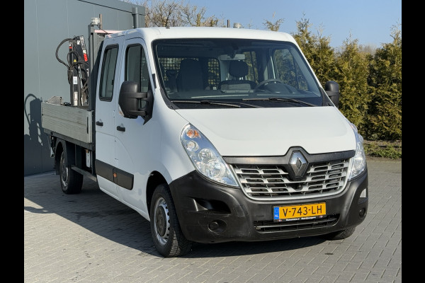 Renault Master 2.3 dCi 131 pk E6 / PICK UP / L4 MAXI / 1e EIG. / HIAB KRAAN / AIRCO / CRUISE / 3-ZITS