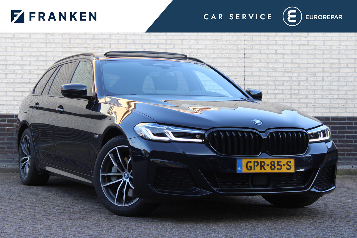 BMW 5 Serie Touring 530e M-Sport | Laser | Panoramadak | Head-Up | Leder | Driving Ass+ | Incl. winterset org. BMW!