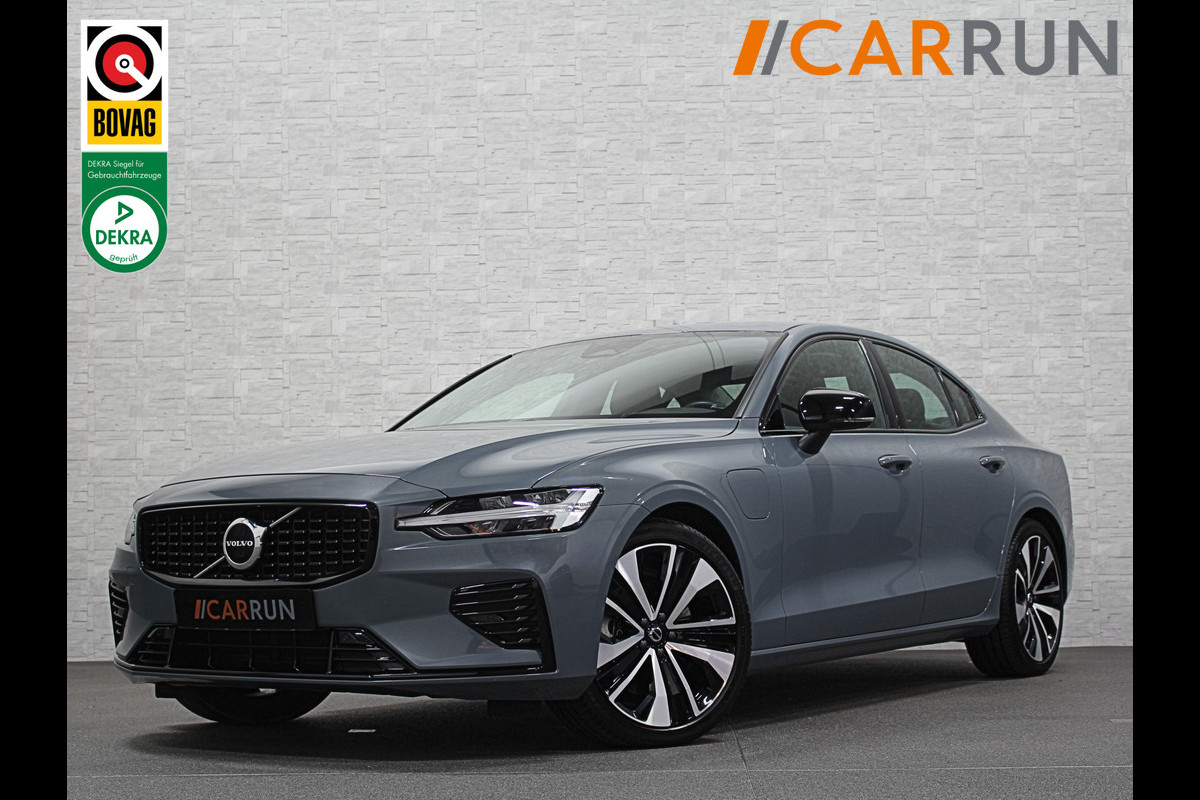 Volvo S60 350pk T6 AWD Long Range! | Plus Dark | Sportstoelen | Pilot-Assist | ACC | Memory | Leder | Trekhaak | Keyless-Entry | Thunder-Grey | Stoelverwarming V+A | Stuurverwarming | Full-LED | Carplay | Origineel NL | 19'' |