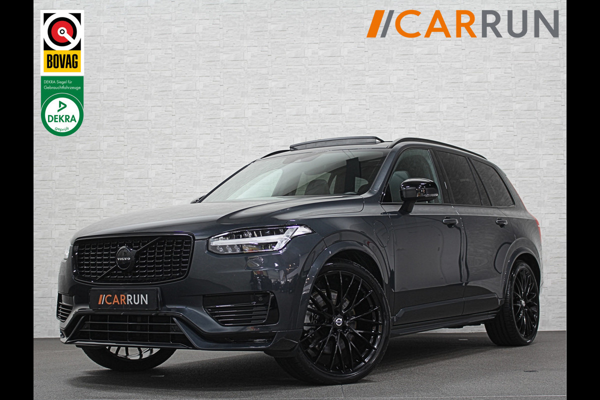 Volvo XC90 T8 AWD R-Design | Luchtvering | Panorama | Pilot-Assist | ACC | Sportstoelen | Harman-Kardon | Keyless-Entry | Full-LED | Leder | Stoelverwarming V+A | Stuurverwarming | Standkachel | Lane-Assist | Getint Glas | Draadloos Laden | Carplay |