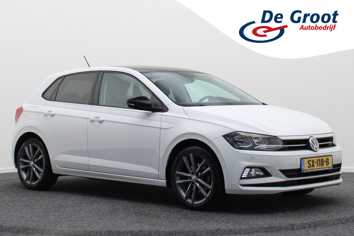 Volkswagen Polo 1.0 TSI DSG Highline Climate, ACC, Apple Carplay, DAB, Bluetooth, PDC, Zwart Dak, 17''