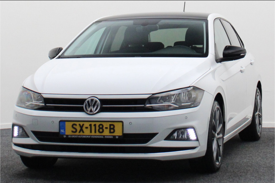 Volkswagen Polo 1.0 TSI DSG Highline Climate, ACC, Apple Carplay, DAB, Bluetooth, PDC, Zwart Dak, 17''