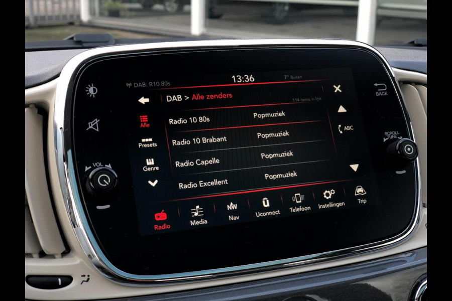 Fiat 500 0.9 TwinAir Turbo| Pano, Navi, Cruise, Airco, DAB, 15'' LMV | NAP |