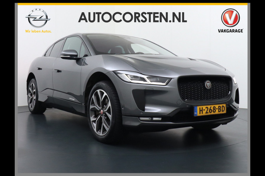 Jaguar I-PACE EV400 pk AUT SE 90kWh PanoDak 20"lm Elektr.Stoel+Leder+Stuur-verwarmd Virtual-Cockpit Apple Carplay Android Navi Camera's LED Pa Led Multimedia Bordherkenning koplampreiniging Lane-Assist App-Connect ECT Voorverwarming/koeling WiFi DigiDash DAB 4WD Origineel Nederlandse Auto