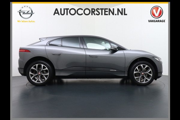 Jaguar I-PACE EV400 pk AUT SE 90kWh PanoDak 20"lm Elektr.Stoel+Leder+Stuur-verwarmd Virtual-Cockpit Apple Carplay Android Navi Camera's LED Pa Led Multimedia Bordherkenning koplampreiniging Lane-Assist App-Connect ECT Voorverwarming/koeling WiFi DigiDash DAB 4WD Origineel Nederlandse Auto