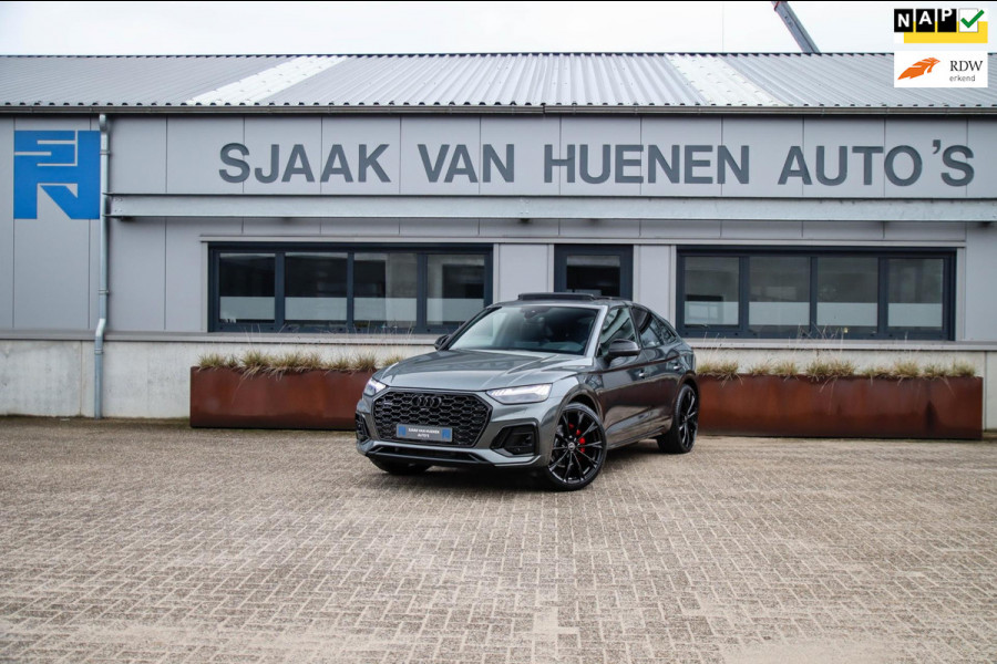 Audi Q5 Sportback 55TFSI e Quattro Competition S Edition S-Line 367pk Automaat Panoramadak|Virtual Cockpit|Luchtvering|Kuipstoelen