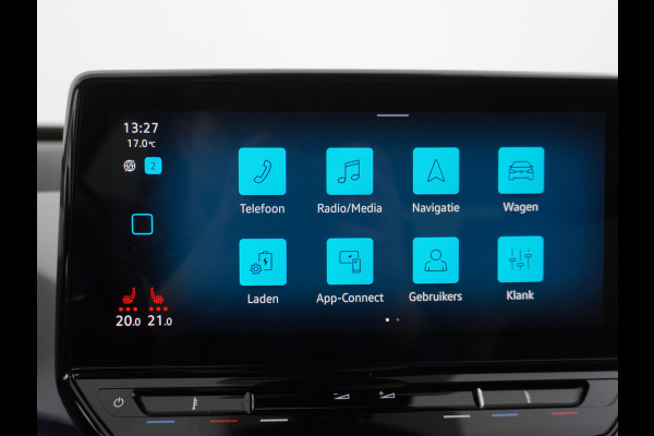 Volkswagen ID.3 58kWh 204PK Business Warmtepomp Apple Carplay Android Auto Cruise control adaptief Navi discover pro Keyless advanced Stoelverwa Matrix led koplampen Led-a-licht dynamisch Dab Draadloze telefoonlader Verkeersbord detectie Fase 3 Laden 310NM koppel