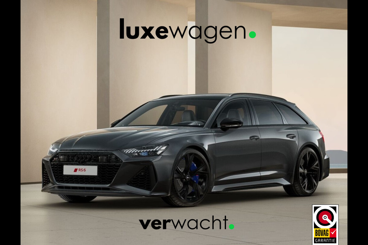 Audi RS6 Avant 4.0 TFSI quattro Dyn+ B&O-high Carbon Pano Caramic HUD Alc-hemel Softclose Stoelvent