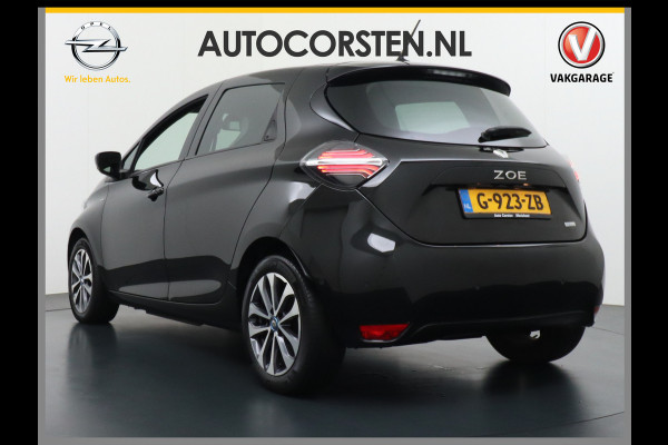 Renault ZOE R135 52kWh Eigen-Accu Leer Edition One Warmtepomp Camera Apple Carplay Android auto Bose-Sound Adaptive Cruise Automatisch-Inpar LED koplampen 'Minoia' Lmv 16" Stuurwiel verwarming Automaat 136pk Easy Park Assist Super Complete Zoë nieuw €38.000 Orig.NLse auto thuisladen 3 fase 32a tot 22kw !