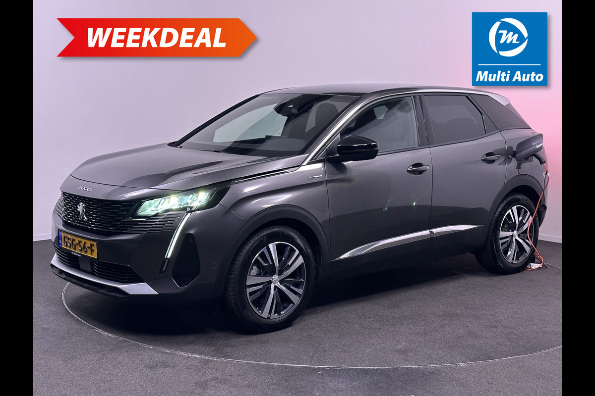 Peugeot 3008 1.6 HYbrid 225 Allure Pack Business Plug In Hybrid PHEV | Camera | Full LED | Sportstoelen Verwarmd | Apple Carplay | DAB | Navi Full Map | 18"L.M |