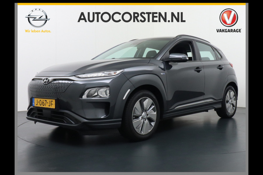 Hyundai Kona EV Comfort 64kWh 204PK Trekhaak Adap.Cruise Warmtepomp Android Auto Apple Carplay Navi Ecc DAB Camera Led Keyless Highway assist sys. Rijstrooksensor met correctie Voorruit verwarmbaar 1e Eigenaar