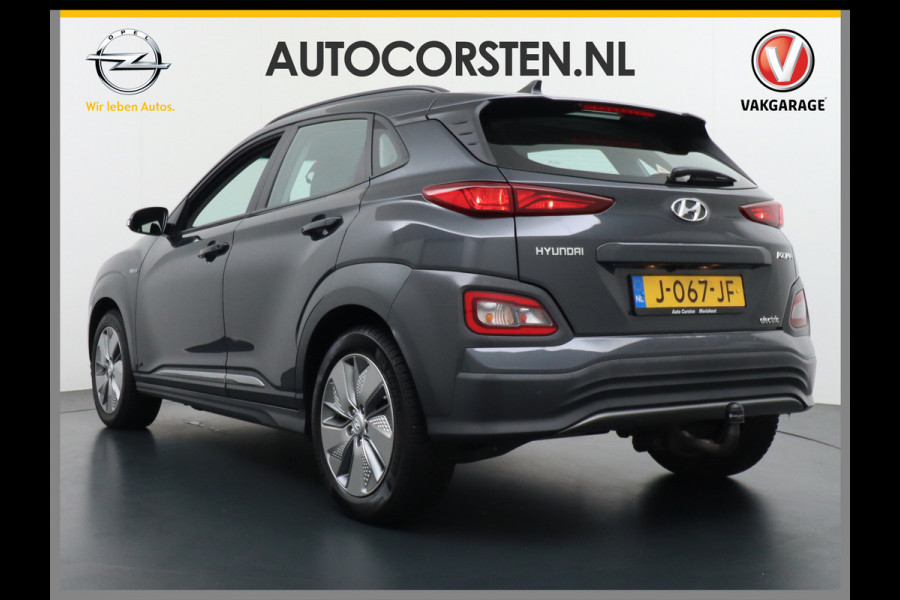 Hyundai Kona EV Comfort 64kWh 204PK Trekhaak Adap.Cruise Warmtepomp Android Auto Apple Carplay Navi Ecc DAB Camera Led Keyless Highway assist sys. Rijstrooksensor met correctie Voorruit verwarmbaar 1e Eigenaar