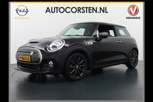 MINI Mini Electric AUT-184pk Charged Navi Camera Harman/Kardon Apple Carplay Adaptive Matrix LED koplampen en LED achterlichten met Union Jack Spor Lmv 17" Isofix Regen-Lichtsensor  All-Season Banden 3 fase tot 11kw / 16A laden thuis ! 40.000 nieuw! Wegenbelasting slechts 16Euro p/m