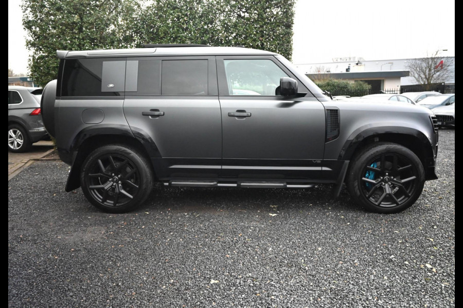 Land Rover Defender 110 5.0 P525 110 V8 URBAN ACC Trekhaak Pano HUD 360 Cam Meridian 22''
