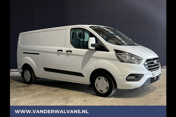 Ford Transit Custom 2.0 TDCI 131pk L2H1 Euro6 Airco | LED | Cruisecontrol | Verwarmde voorruit Bijrijdersbank, 2800kg trekvermogen, parkeersensoren