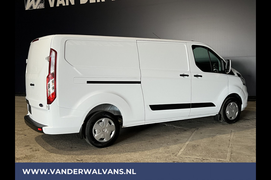 Ford Transit Custom 2.0 TDCI 131pk L2H1 Euro6 Airco | LED | Cruisecontrol | Verwarmde voorruit Bijrijdersbank, 2800kg trekvermogen, parkeersensoren