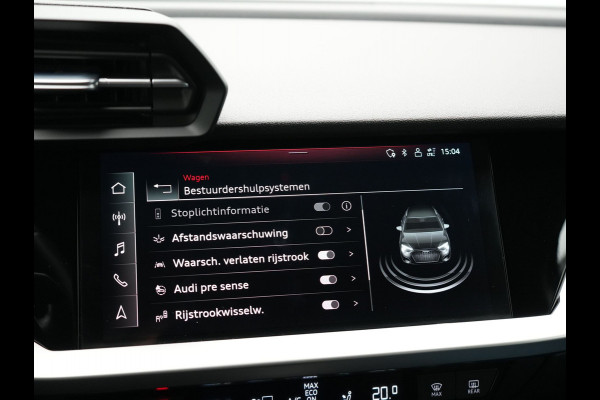 Audi A3 Sportback 45 TFSI e S-Line Plug In Hybrid 245 pk | PHEV | Trekhaak Afneembaar | Matrix LED | Carplay | Electrische Sportstoelen Verwarmd | Navi |