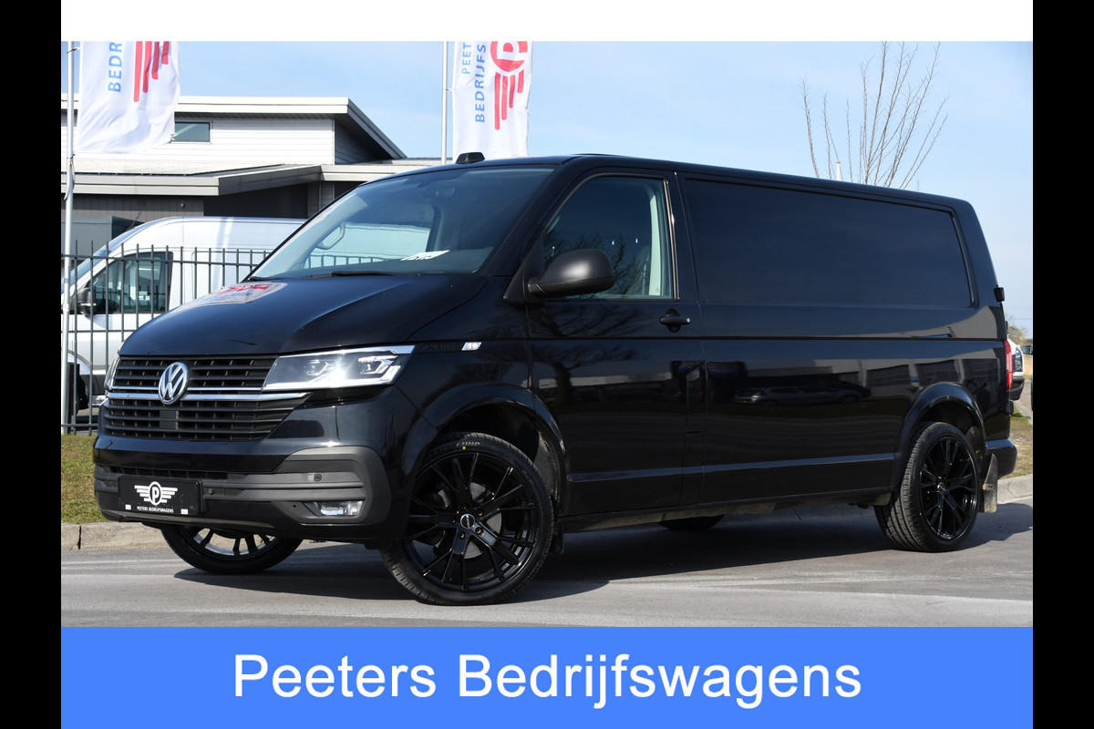 Volkswagen Transporter 2.0 TDI L2H1 30 Black Edition Highline Adaptieve Cruise, Camera, LED, Carplay, 150PK, Sensoren, Stoelverwarming, UNIEK!