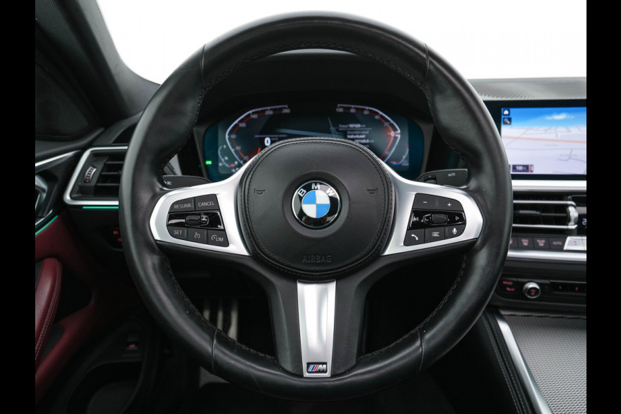 BMW 4 Serie Coupé 420i High Executive M-Sport-Pack Aut. *PANO | LASER-LED | VERNASCA-LEATHER | DIGI-COCKPIT | CAMERA | HIFI-SOUND | SPORT-SEATS | NAVI-FULLMAP | AMBIENT-LIGHT | ECC | CARPLAY | PDC | CRUISE | 19''ALU *