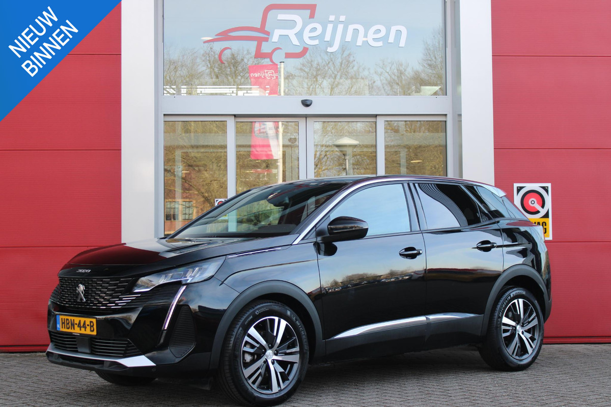 Peugeot 3008 1.2 130PK ALLURE PACK BUSINESS | NAVIGATIE | APPLE CARPLAY/ANDROID AUTO | ACHTERUITRIJ CAMERA | PARKEERSENSOREN VOOR EN ACHTER | CLIMATE CONTROL | LED KOPLAMPEN | CRUISE CONTROL | KEYLESS ENTRY/START | DAB+ RADIO | DODEHOEK DETECTIE |