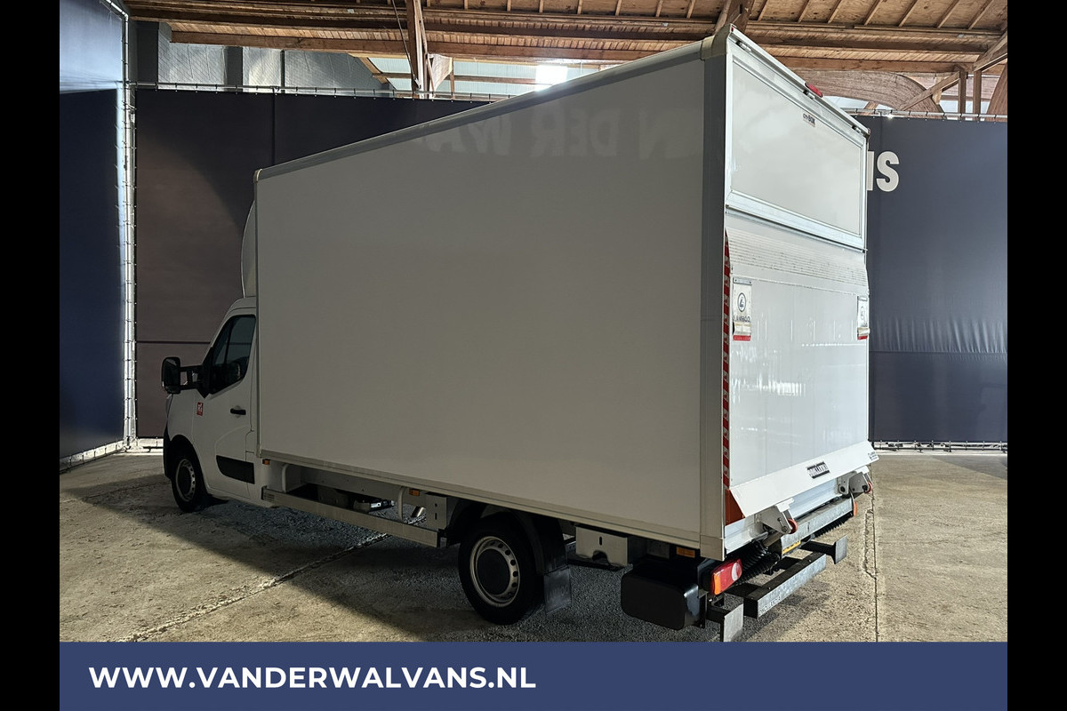 Renault Master 2.3 dCi 145pk Bakwagen 232cm Hoog Laadklep Zijdeur Euro6 Airco | Lat om Lat betimmering | LED Cruisecontrol, Bijrijdersbank