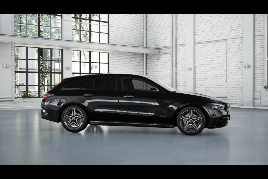 Mercedes-Benz CLA-Klasse Shooting Brake 250 e Star Edition AMG Line | Nightpakket | KEYLESS-GO | Parkeerpakket met achteruitrijcamera | 	EASY PACK achterklep | Dodehoekassistent | MULTIBEAM LED | Zitcomfortpakket | Sfeerverlichting | Verwarmde stoelen vooraan |