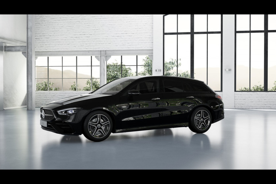 Mercedes-Benz CLA-Klasse Shooting Brake 250 e Star Edition AMG Line | Nightpakket | KEYLESS-GO | Parkeerpakket met achteruitrijcamera | 	EASY PACK achterklep | Dodehoekassistent | MULTIBEAM LED | Zitcomfortpakket | Sfeerverlichting | Verwarmde stoelen vooraan |