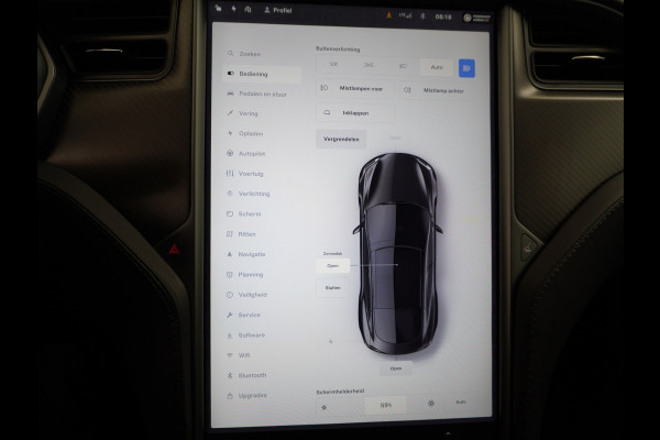 Tesla Model S 75D AWD Luchtvering Enhanced AutoPilot Navi Panorama-Dak Camera Adaptive-Led Elektr.Stuur en Stoel+Geheugen+Spiegels+verwarmd El 19"Lmv 4WD Schuifkanteldak WiFi Rijstrookhulp Bordherkenning ACC ESP Dodehoek Detector Mistlampen Verwarmde-Sproeiers Nieuwprijs €91.400