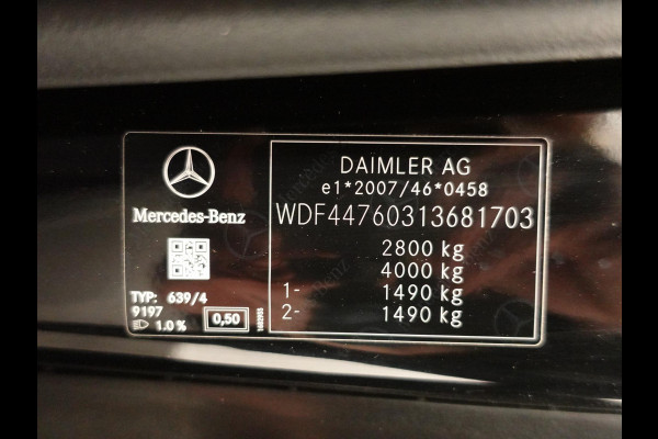 Mercedes-Benz Vito Lang Airco Bluetooth Trekhaak Achterklep Euro6 2-Zits