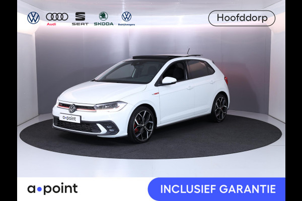 Volkswagen Polo 2.0 TSI GTI 207 pk Automaat (DSG) | Private lease vanaf € 649,- pm | Verlengde garantie | Navigatie via App | Panoramadak | Parkeersensoren | Achteruitrijcamera | Adaptieve cruise control | Stoelverwarming |