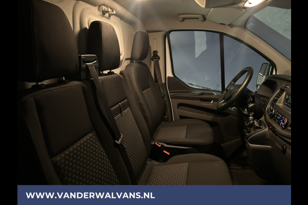 Ford Transit Custom 2.0 TDCI 131pk L2H1 Euro6 ** Airco | LED | Cruisecontrol | Verwarmde voorruit | Parkeersensoren Bijrijdersbank, 2800kg trekvermogen