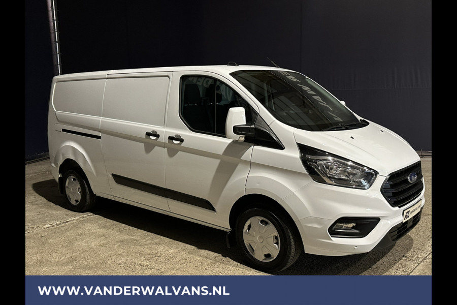 Ford Transit Custom 2.0 TDCI 131pk L2H1 Euro6 ** Airco | LED | Cruisecontrol | Verwarmde voorruit | Parkeersensoren Bijrijdersbank, 2800kg trekvermogen