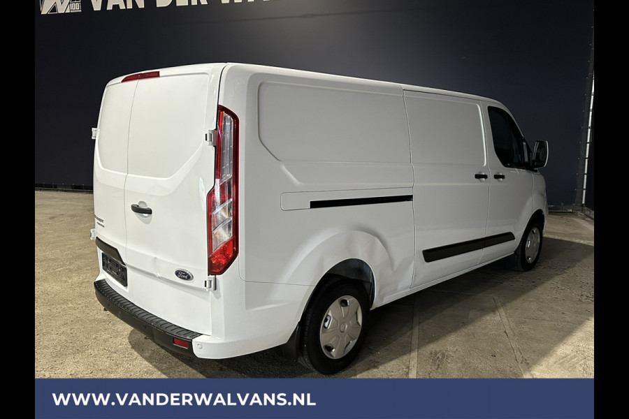 Ford Transit Custom 2.0 TDCI 131pk L2H1 Euro6 ** Airco | LED | Cruisecontrol | Verwarmde voorruit | Parkeersensoren Bijrijdersbank, 2800kg trekvermogen