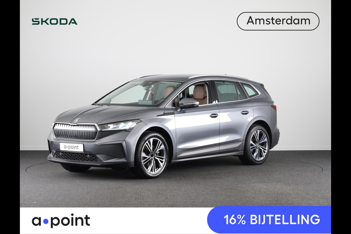 Škoda ENYAQ iV 80 204 pk | Navigatie | Parkeersensoren | Achteruitrijcamera | Lederen bekleding | LED koplampen |